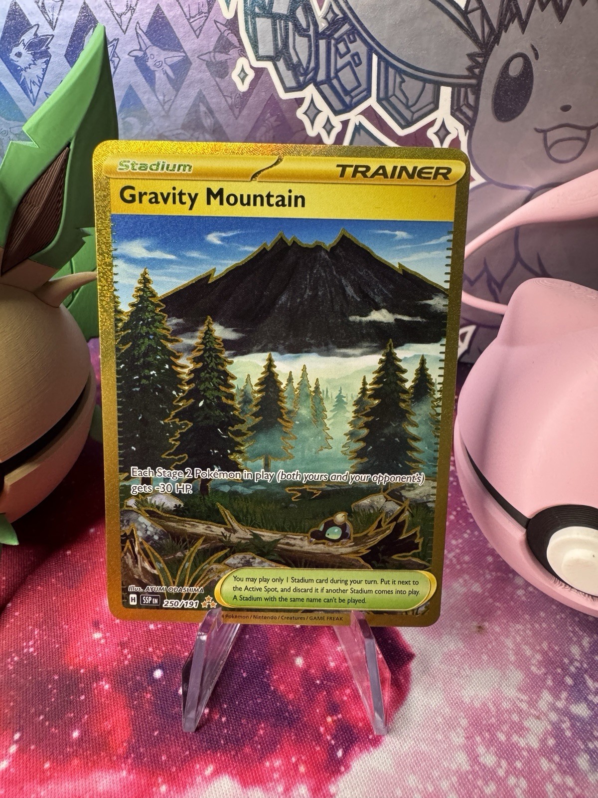 Pokémon TCG Trainer Stadium Gravity Mountain 250/191 Surging Sparks