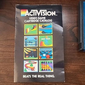 Vintage Skiing Atari 2600, 1980 CIB Complete In Box Very Clean Tested Works