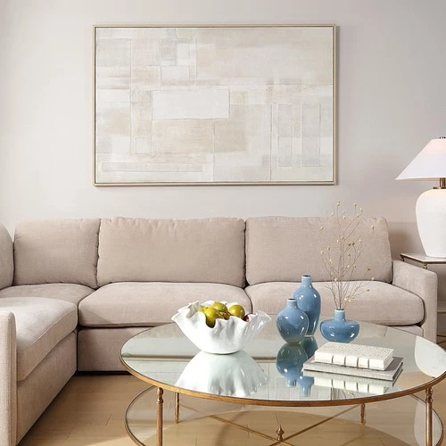 Uttermost 32377 Erase 74" x 50" Framed Abstract Painting - MultiColor - Picture 3 of 5