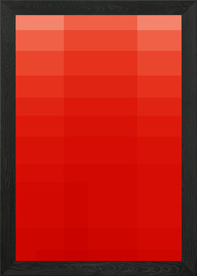Roter Farbverlauf Abstrakt Gerahmtes Wandbild Poster Leinwanddruck Bild
