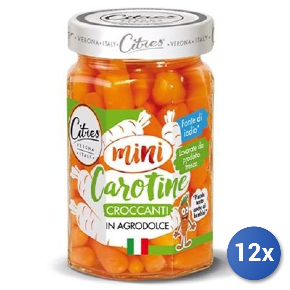 12X Multipack Carrot Crisps Mini Sweet Gr 290