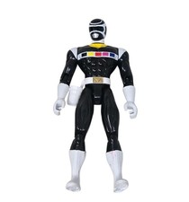 Bandai Mighty Morphin Power Rangers Black Ranger 8" Action Figure Vintage 1997