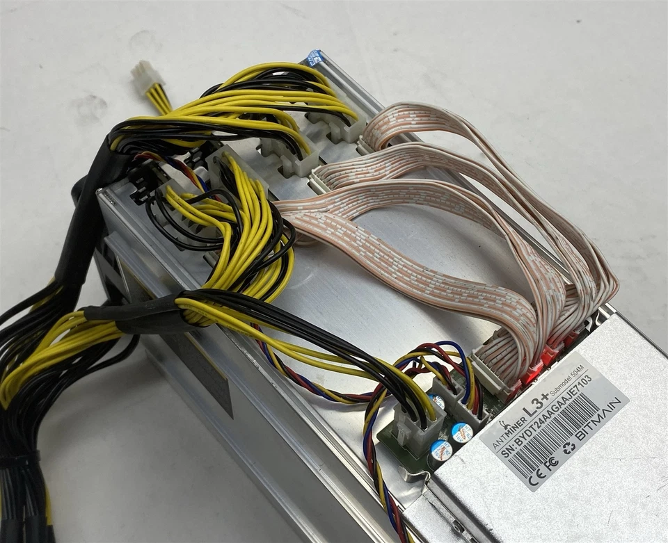 Bitmain Antminer L3+ 504M ASIC DOGE/LTC Miner w/APW3 1600w Power Supply - Image 4 of 4