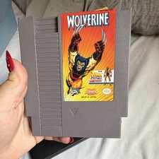 NES Wolverine Nintendo Game 1985 with Gameplay Manual and Sleeve