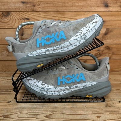Hoka One One Turnschuhe Damen Größe UK 7,5 SpeedGoat 6 grau Vibram Trailrunningschuhe