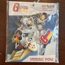 Crocs Jibbitz Shoe Charms 5 Pack Gundam Collection