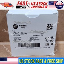 New Allen Bradley 100-C12D10 /A MCS-C IEC Contactor 12A 110V 50Hz/120V 60Hz USA
