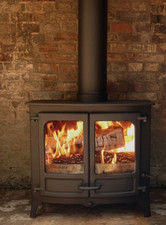 Charnwood Island 3 Wood Burning Stove Matt Black 12kW