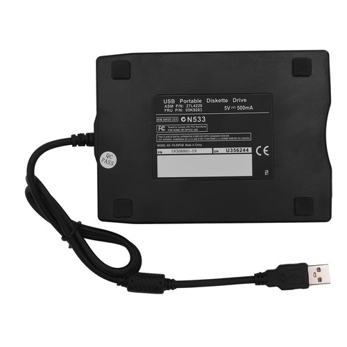 USB Floppy Disk Reader Portable External Floppy Disk Drive For 3.5in Floppy NEW - Afbeelding 6 van 12