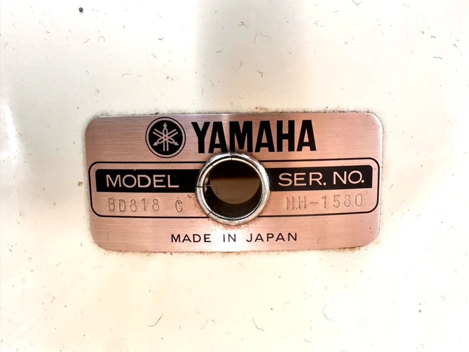 Bajo Yamaha BD818C 8000 Tour Series 14x18 Arctic White Mfg enero 1987 NH-1580 Foto 2 de 4