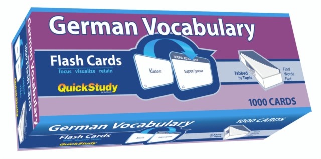 German Vocabulary Flash Cards by Inc. BarCharts (Cards)