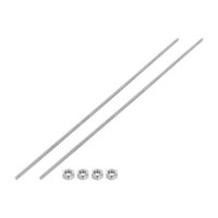 Gewindestange M4X250Mm 0,7Mm 304 Edelstahl 2Er Pack,