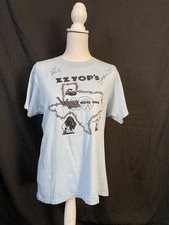 Autographed Rare, Vintage, ZZ Top, Worldwide Texas Tour T-Shirt Large