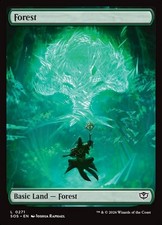 MTG ~ Forest  (Full Art) ~ SOS ~ NM