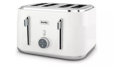 Breville Obliq VTT974 4-Slice Toaster - White