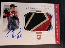 2018 National Treasures Yoshihisa Hirano Rookie (Sick!)Patch Auto RC /99#READ!#