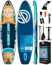 11'6 35" Super Wide Inflatable Stand Up Paddle Board, Ultra Stable SUP Boar