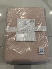 Pottery Barn Kids Evelyn Textured Blackout Curtain Panel Blush Pink 44x96