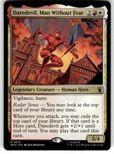 Daredevil, Man Without Fear 213 Rare Marvel Super Heroes Magic: The Gathering NM