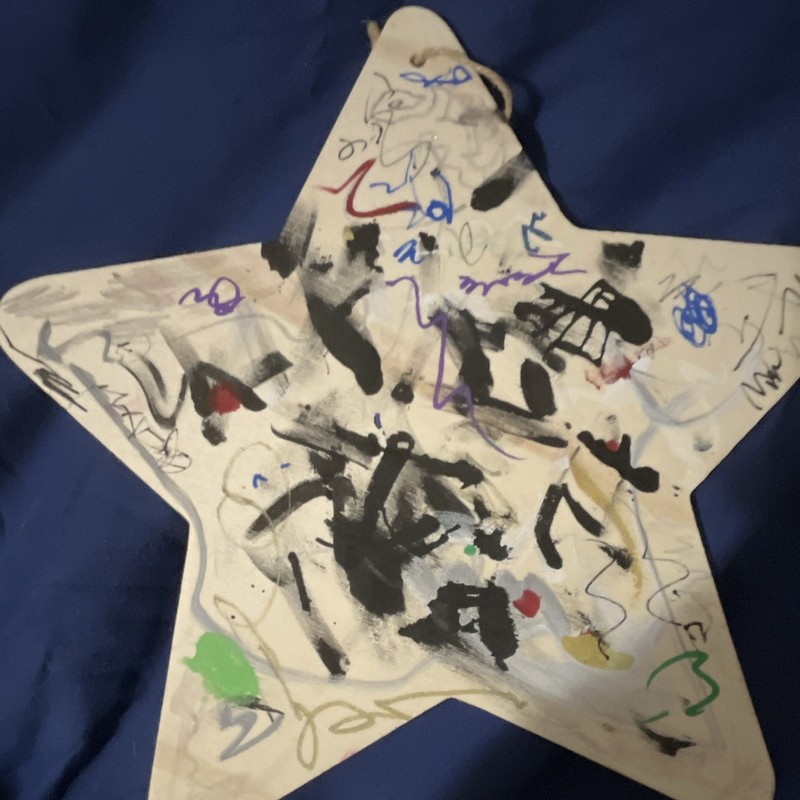 One of a kind  limited edition art piece named the wild star made by RUNKZ