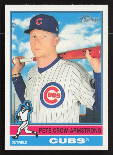 Pete Crow-Armstrong 2025 Topps Heritage #430 Chicago Cubs