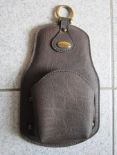 Vintage, Pico Bello, Leder Brillenhalterung f&uuml;r die Wand zum aufh&auml;ngen, braun