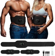 Upgraded 3pcs Electronic Muscle Stimulator Abs Stimulator Muscle Toner Ab Machin