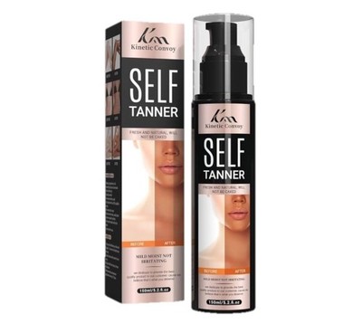 Kinetic Convoy Self Tanner Lotion Mouse Med to Dark Natural Organic Sunless Tan.