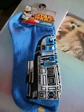 DISNEY STAR WARS SOCKS WITH R2D2 ON THEM. KIDS SIZE 9-11