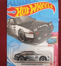 Hot Wheels Toyota Ae86 Sprinter Trueno Falken Hw Drift 164 Diecast Car