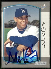 2000 Bowman ALEX CORA Signed Card autograph auto DODGERS RED SOX rc