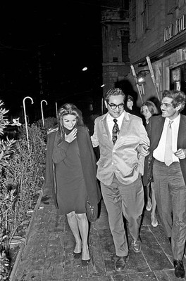 Anouk Aimee and Egyptian actor Omar Sharif known as Omar El Sherif- Old Photo
