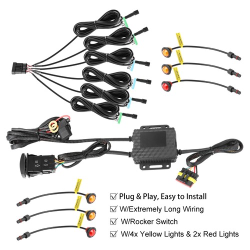 Plug & Play UTV Turn Signal Street Legal Kit For Honda Pioneer 1000-5 2016-2024 - Picture 14 of 14