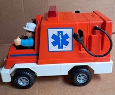 Vintage Fisher Price Husky Helper Ambulance.