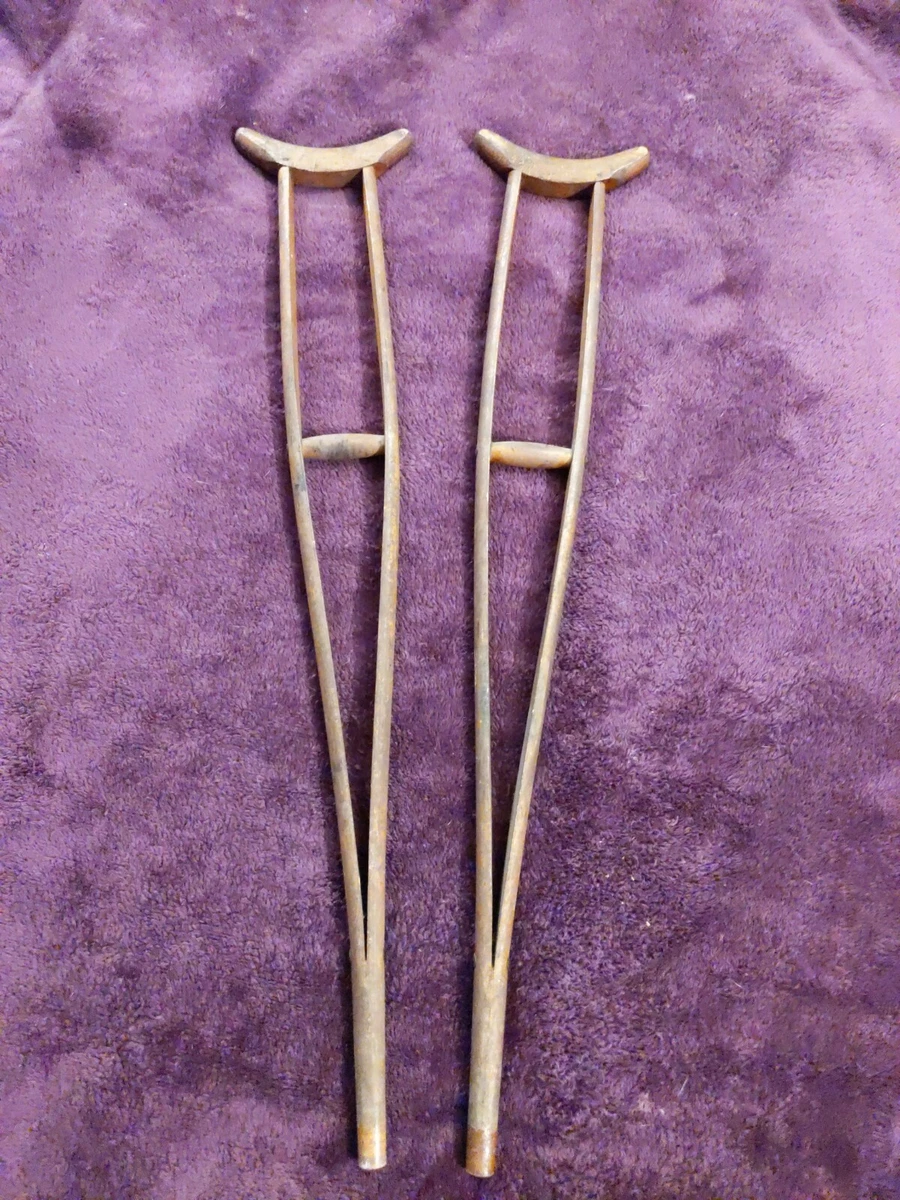 Antique Wooden Crutches