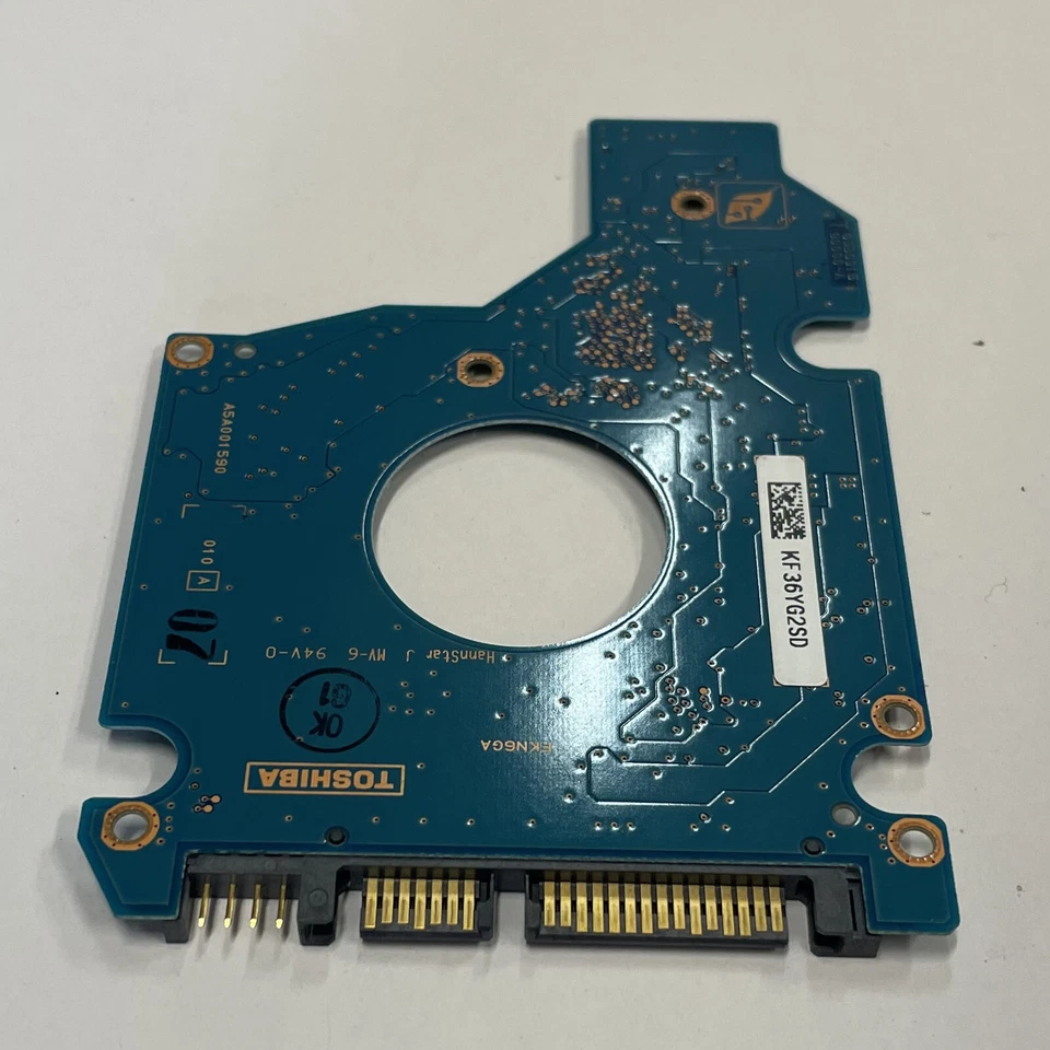 Toshiba G5B0015 90000-A 2.5" SATA HDD PCB Board 010 C0/AH108B HDD2D35 MK6034GSX - Image 3 of 4