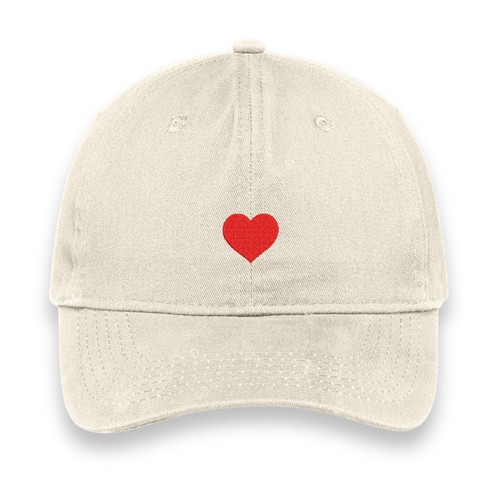 Custom Red Heart Embroidered Hat, Personalized Cap with Side Text, Unisex Gift - Picture 18 of 28