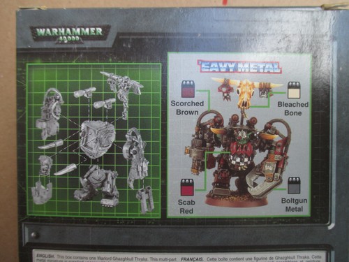 D11C50 GHAZGHKULL THRAKA ORK WARHAMMER 40000 W40K NIB OPENED - Picture 4 of 4