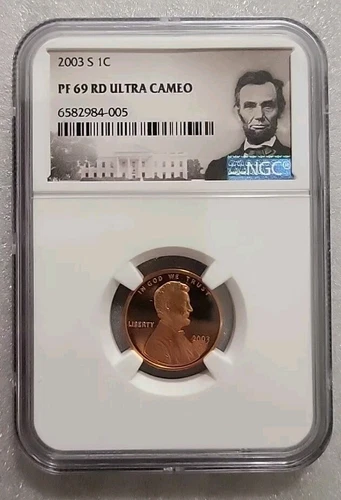 PF69 RD UCAM 2003-S Lincoln Memorial Cent NGC Graded - Spl Lbl PR Proof *SL111