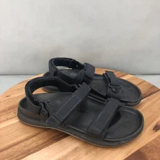 Birkenstock Birko-Flor Sandals Adjustable Straps Black Slides Womens Size 38 / 7