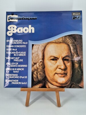 Vinyl 12'' - J. S. Bach    Favourite Composers - DPA 535/6 - 1976