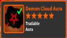 Roblox - World Zero - WZ - DUAL Demon cloud aura
