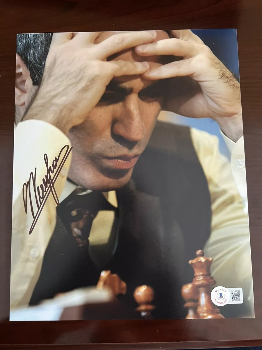 Original Hand Signed Autograph Photo of American Chess Grand 