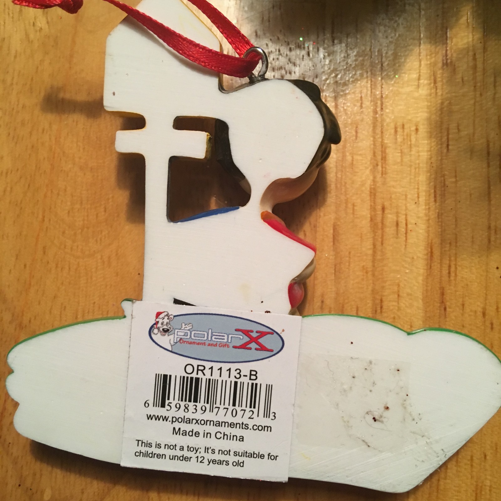School Child POLAR X Personalizable Christmas Tree Ornament - Free Shipping