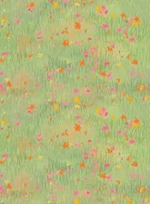 Jiffdiff Wallpaper Rolls Colorful Flower Field Peel and Stick Wall Sticker