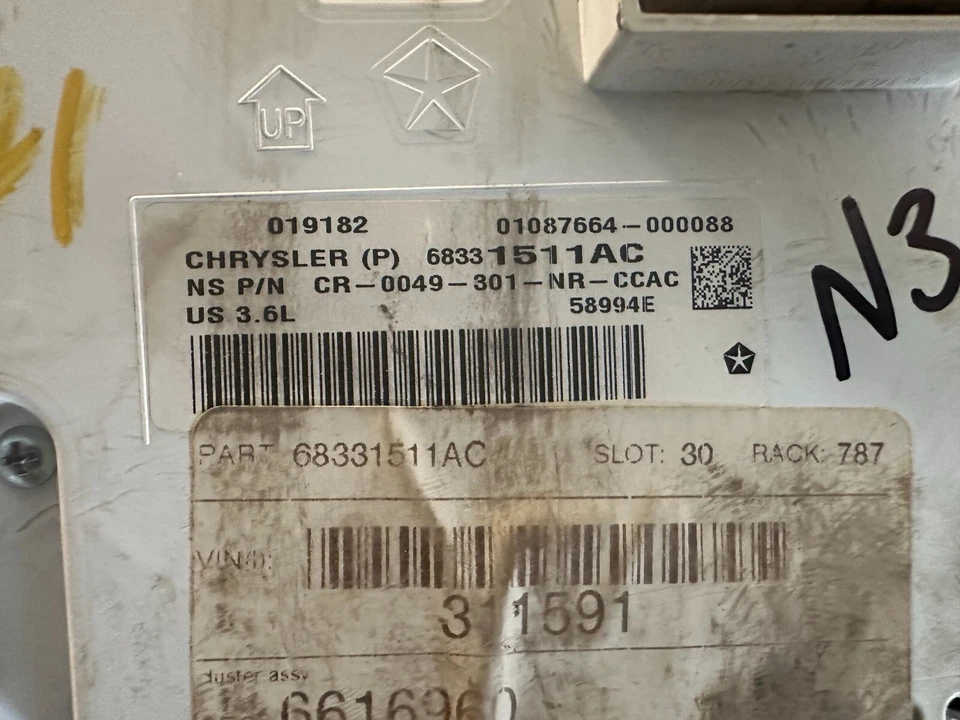 Panel de instrumentos velocímetro Jeep Grand Cherokee 2018 136.116 millas Foto 3 de 3