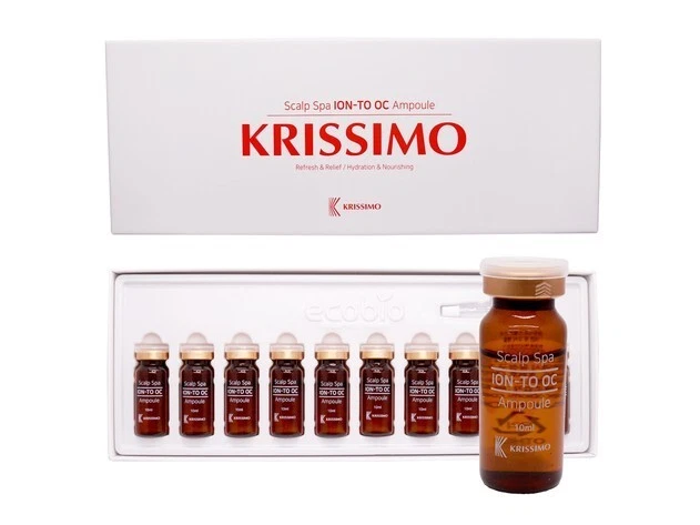krissimo scalp spa ion to oc hair ampoule 10ml*10vial