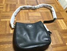 Kate Spade NY leather crossbody shoulder bag, black Tote New no Tags