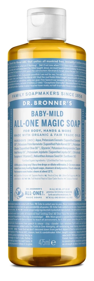 Dr Bronner Baby Mild All-One Magic Soap - 475ml
