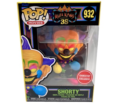 Funko Pop Killer Klowns From Outer Space Shorty #932 Figure Black Light New